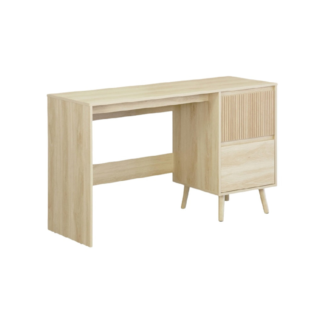 Bureau en bois de chêne pour espace de travail - 120 x 60 x 75