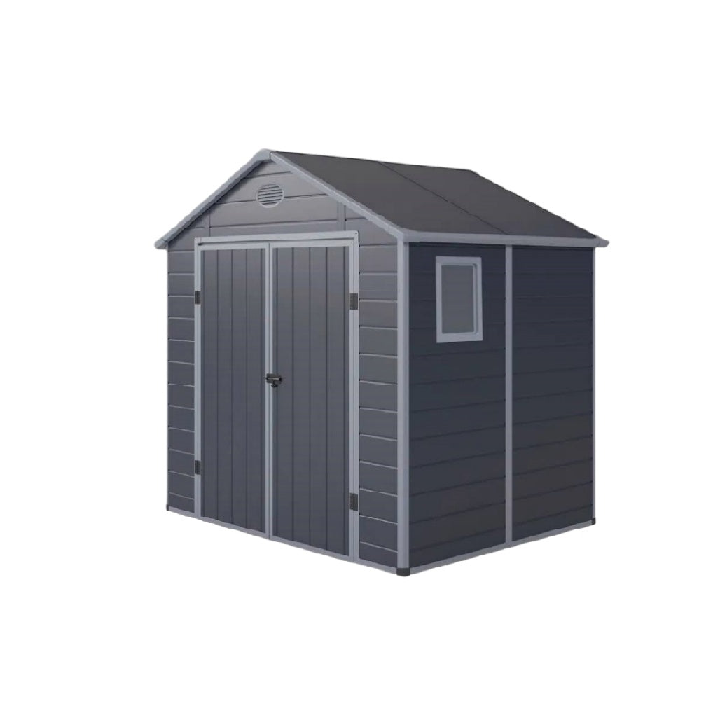Abri de jardin en résine pour rangement extérieur - 200 x 150 x 180