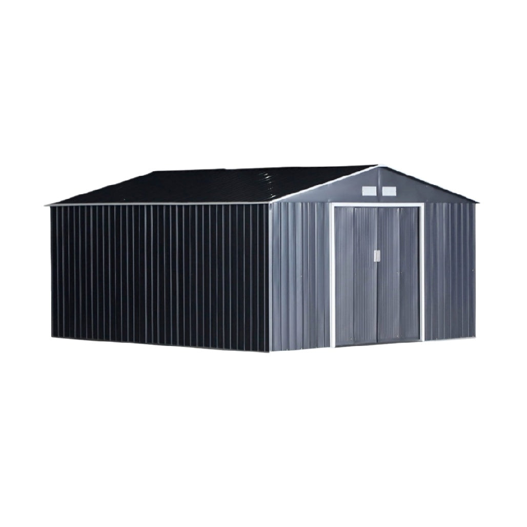 Abri de jardin en métal pour stockage extérieur - 430 x 240 x 220