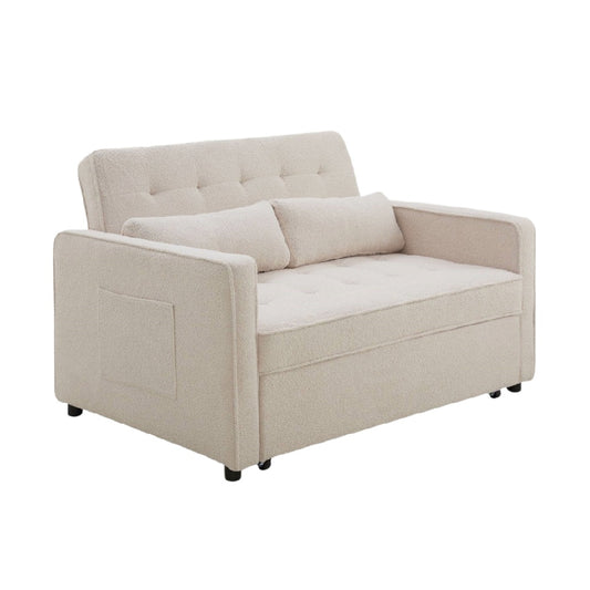 Canapé convertible en tissu pour salon - 160 x 85 x 90