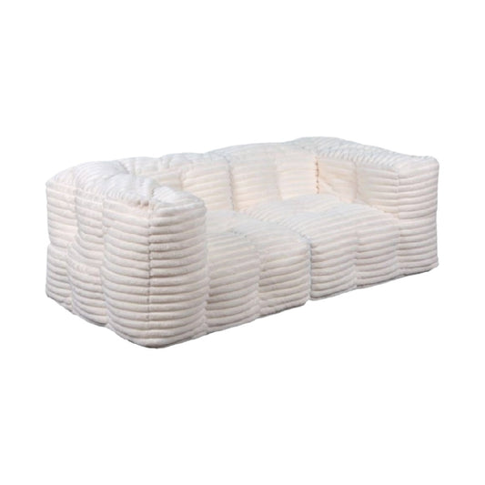 Canapé modulable en tissu synthétique pour salon - 200 x 100 x 75