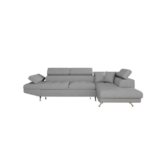Canapé d'angle en tissu pour salon - 230 x 95 x 85